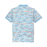 Boys All Over Printed Polo T-shirt